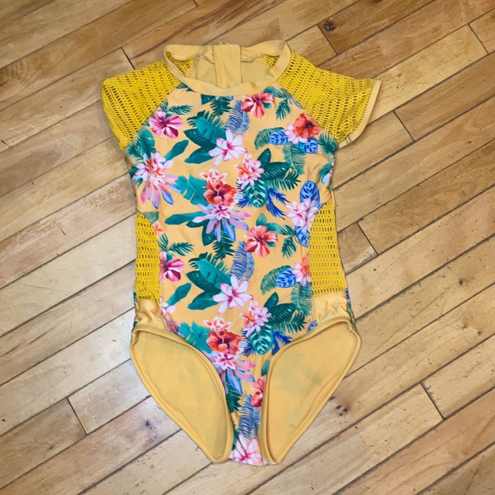 Target One Piece Retro Floral Bathing Suit